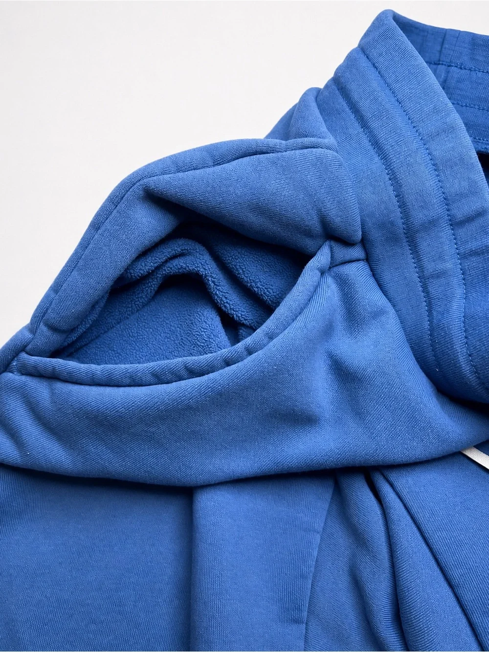 Adidas Men’s Blue Joggers with White Drawstring
